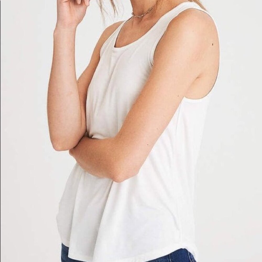 American Eagle Soft & Sexy Slub Tank White - NWOT